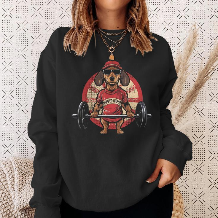 Sporty Dachshund For Dachshund Enthusiasts Sweatshirt Gifts for Her