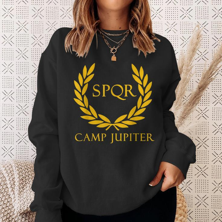 Spqr Senatus Populus Que Romanus Camp Jupiter Sweatshirt Geschenke für Sie