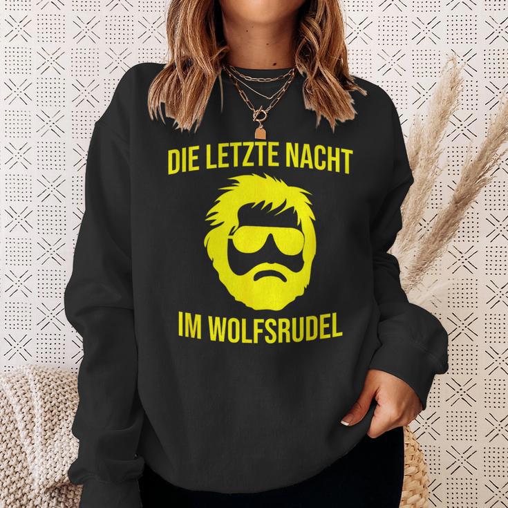 Stag Night Polterei Wolfsrudel Sweatshirt Geschenke für Sie