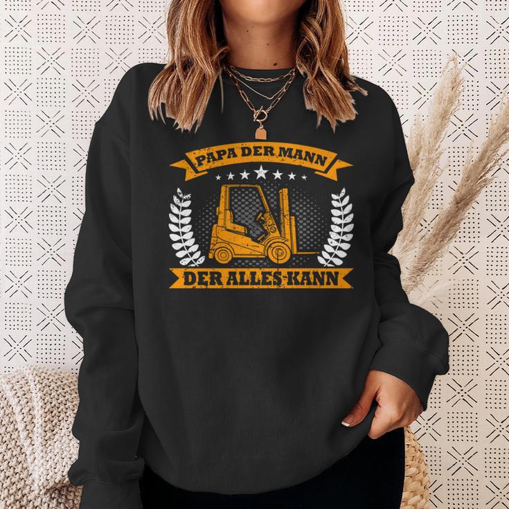 Staplerfahrerater Sohnatertag Lagerist Stapler Sweatshirt Geschenke für Sie