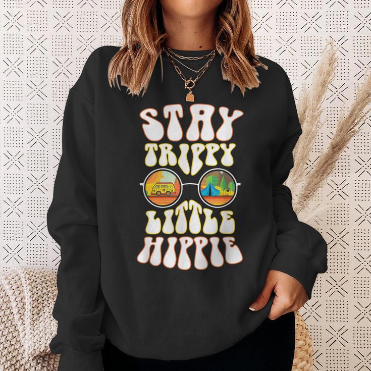 Stay Trippy Little Hippie Hippies Vintage Retro Hippy Sweatshirt Gifts for Her