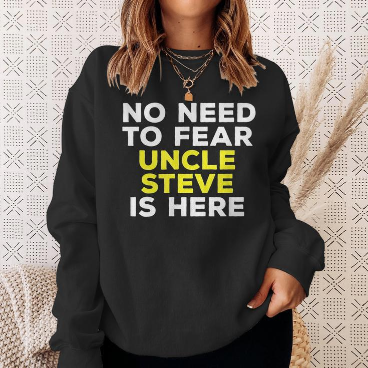 Steve Uncle Family Graphic Name Sweatshirt Gifts for Her