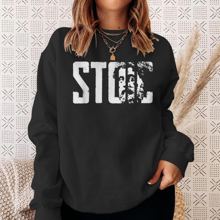 Stoic Stoisch Markus Aurel Stoicism Sweatshirt Geschenke für Sie