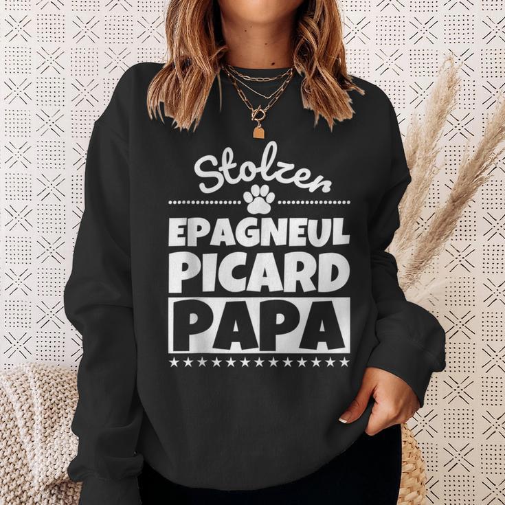 Stolzer Epagneul Picard Papa Sweatshirt Geschenke für Sie