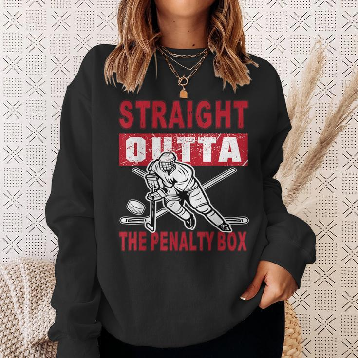 Straight Outta The Penalty Box Hockey For Men Sweatshirt Gifts for Her