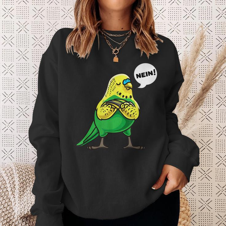 Sturer Budgie Parrot Sweatshirt Geschenke für Sie