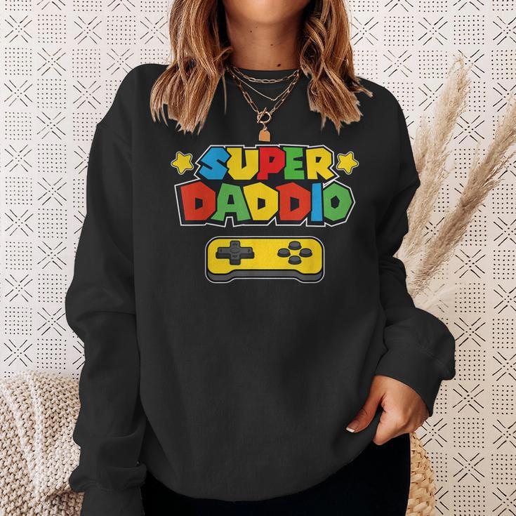 Super Daddio Gamer Dad Sweatshirt Gifts for Her