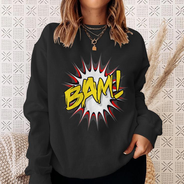 Super Hero Classic Bam Action Bubble Sweatshirt Gifts for Her