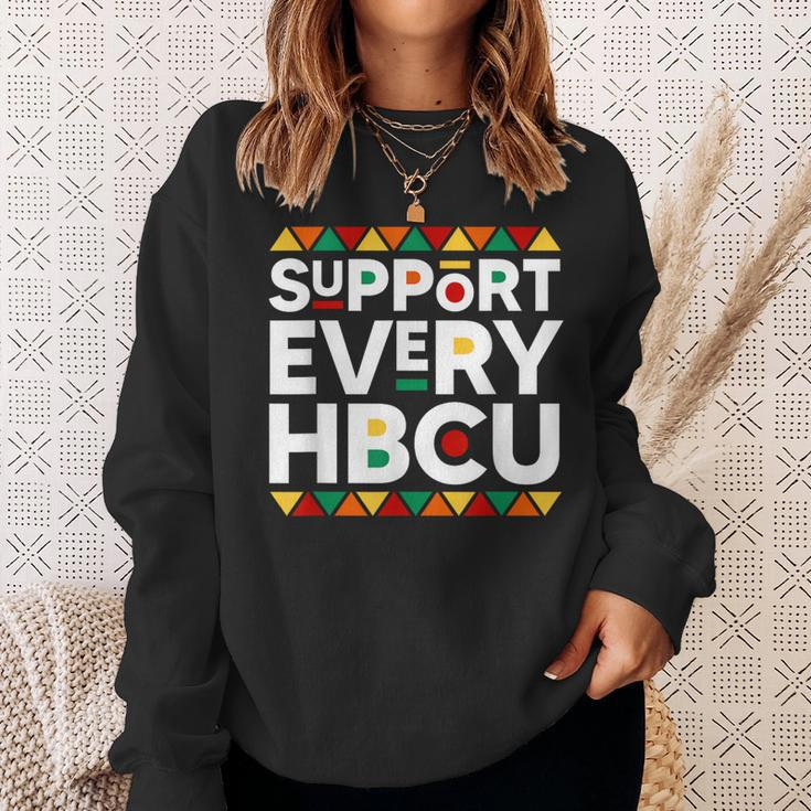 Support Every Hbcu Historical Black College Alumni Sweatshirt Gifts for Her