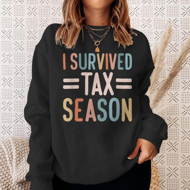 I Survived Tax Season Cpa Accountant Sweatshirt Gifts for Her