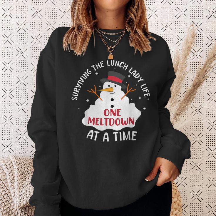 Surviving The Lunch Lady Life One Meltdown At A Time Sweatshirt Gifts for Her