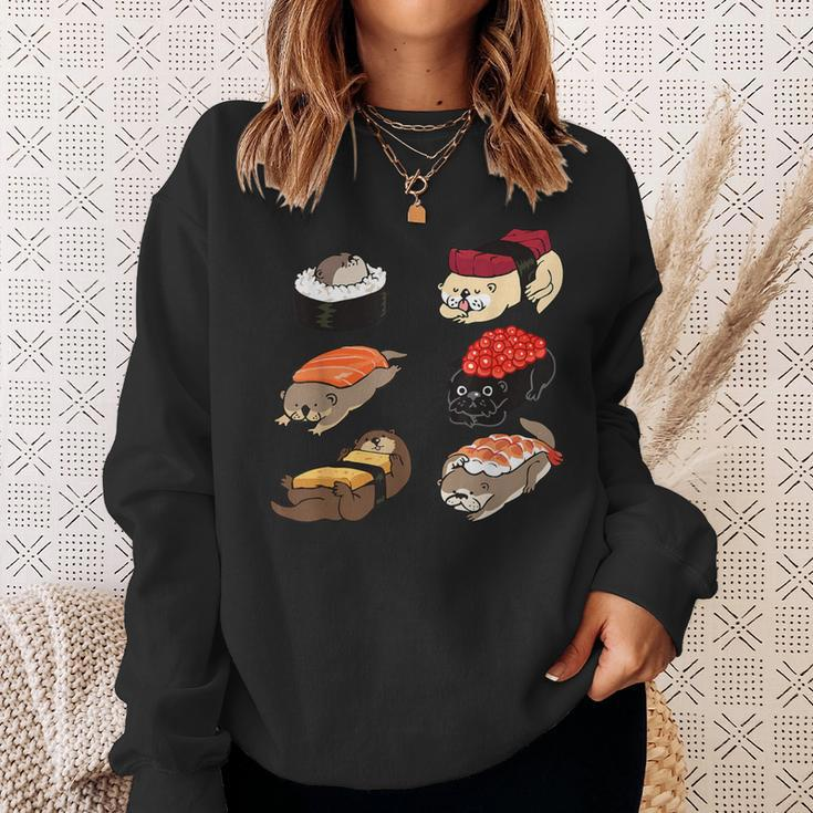 Sushi Otter Sweatshirt Geschenke für Sie