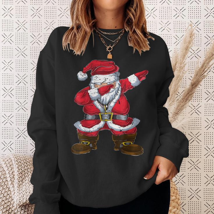 Tanzender Santa Claus Dabbing Weihnachtsmann Weihnachten Sweatshirt Geschenke für Sie