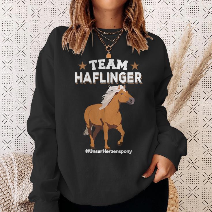 Team Haflinger Unserherzenspony Haflinger Pony Sweatshirt Geschenke für Sie