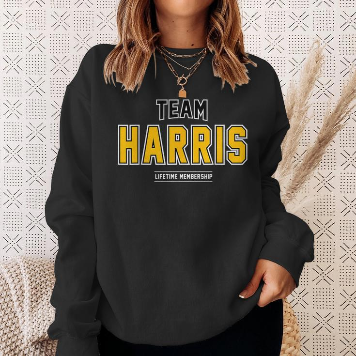 Team Harris Proud Family Last Name Surname Sweatshirt Gifts for Her