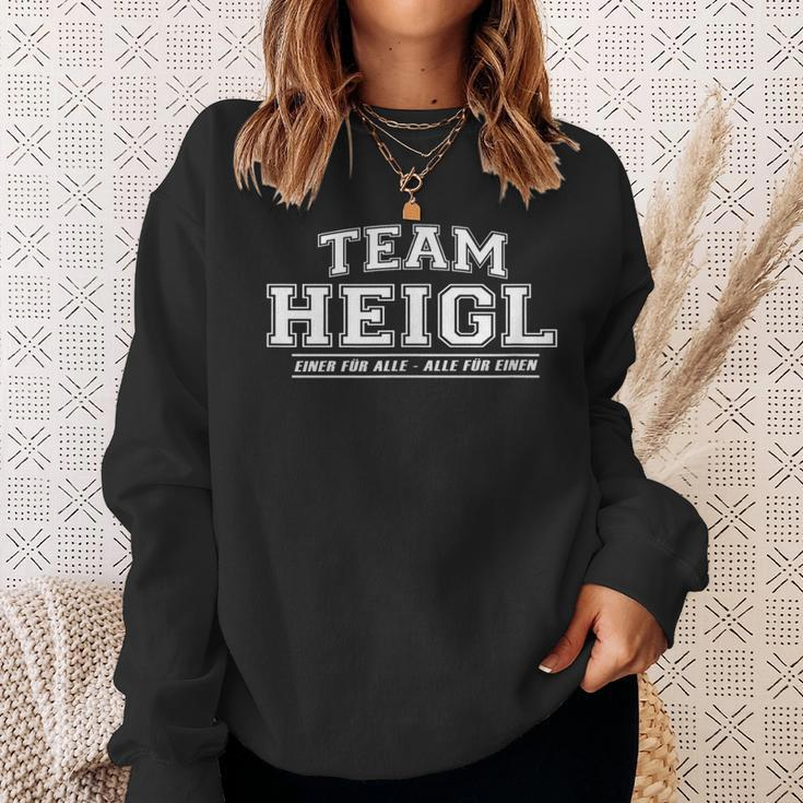 Team Heigl Stolze Familie Nachname Geschenk Sweatshirt Geschenke für Sie