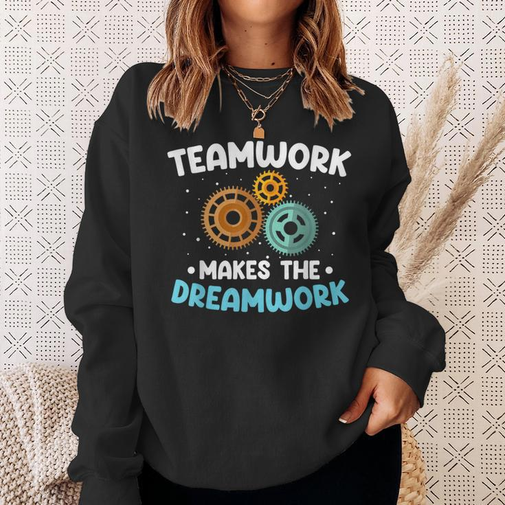 Team Work Makes The Dream Work Teamwork Sweatshirt Gifts for Her