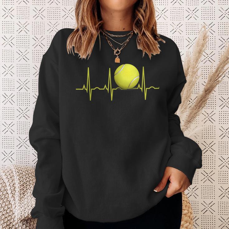 Tennis Heartbeat Tennis For Players & Coaches Sweatshirt Gifts for Her