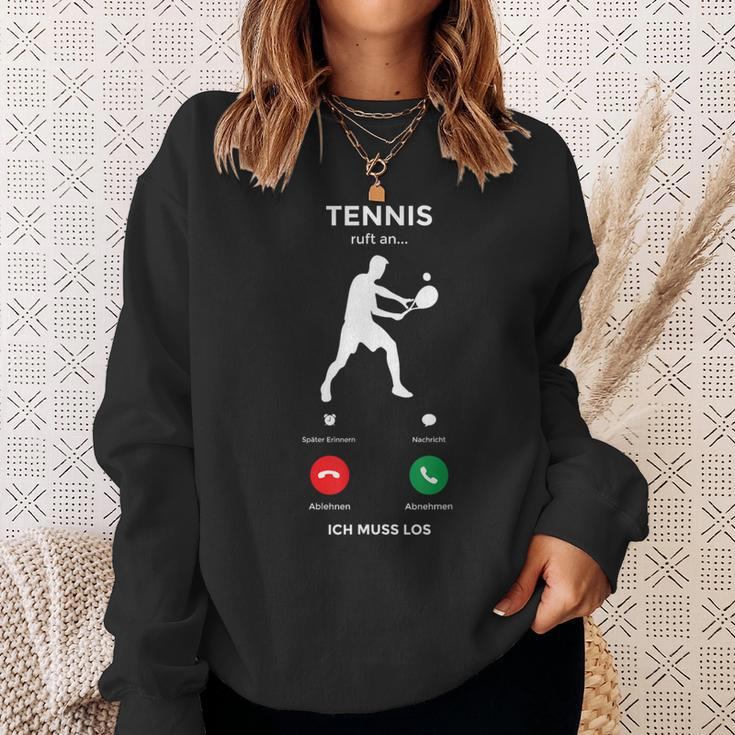 Tennis Ruft An Must Los Tennis Player Sweatshirt Geschenke für Sie