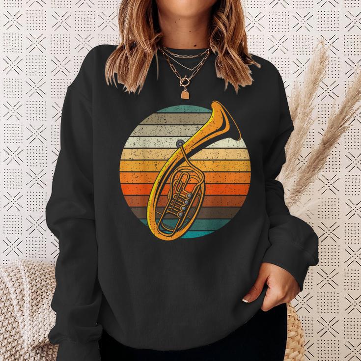 Tenor Horn Retro Horn Folk Music Flugelhorn Baritone Sweatshirt Geschenke für Sie