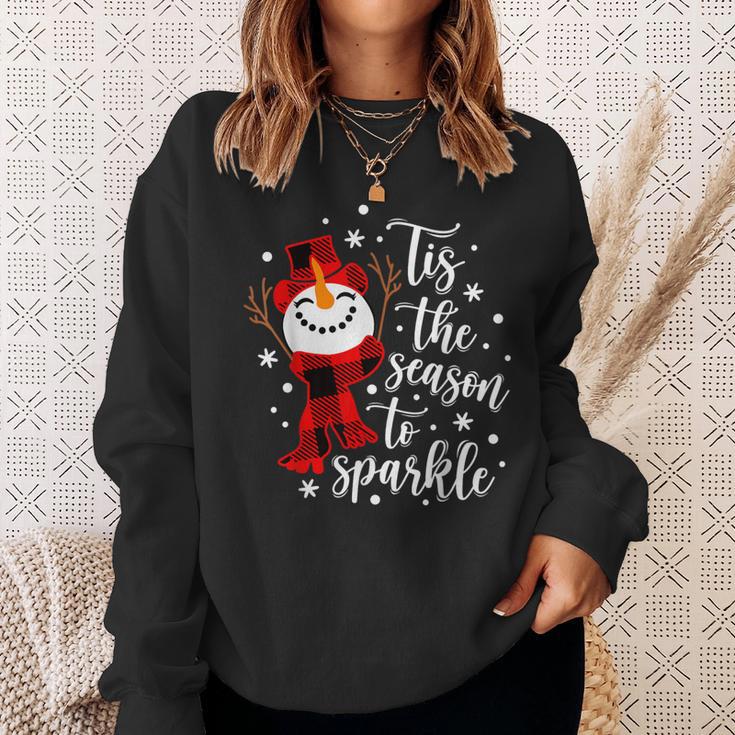 Tis The Season To Sparkle Matching Family Sweatshirt Gifts for Her