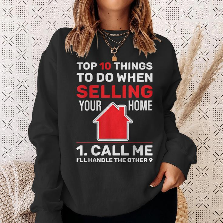 Top 10 Things To Do When Selling Your Home Call Me Realtor Sweatshirt Gifts for Her