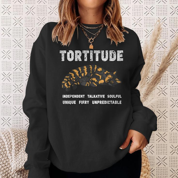Tortitude Torties Feisty Tortoiseshell Cats Sweatshirt Gifts for Her