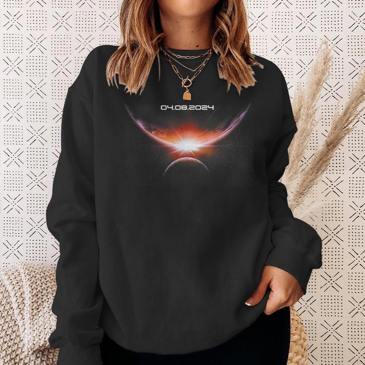 Total Solar Eclipse 2024 Eclipse April 8 2024 Souvenir Sweatshirt Gifts for Her