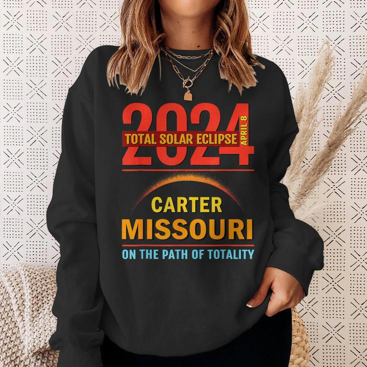 Total Solar Eclipse 2024 Carter Missouri April 8 2024 Sweatshirt Gifts for Her