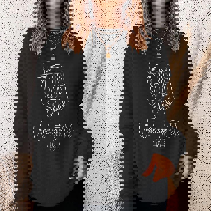 Totality Washington Dc Total Solar Eclipse April 8 2024 Sweatshirt Gifts for Her Totality Washington Dc Total Solar Eclipse April 8 2024 Sweatshirt Gifts for Her