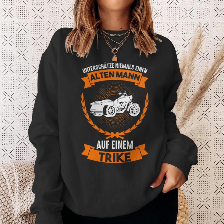 Trike Motorcycle Grandpa Dad Motorcycle Rider Biker Sweatshirt Geschenke für Sie