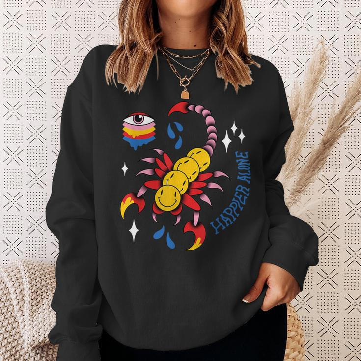 Trippy Centipede Tattoo Sweatshirt Geschenke für Sie