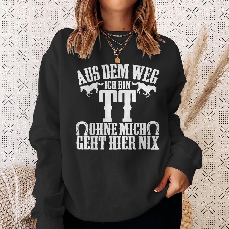 Tt Turnier Trottel Reitsport Pferd Spruch Pferdesprüche Sweatshirt Geschenke für Sie