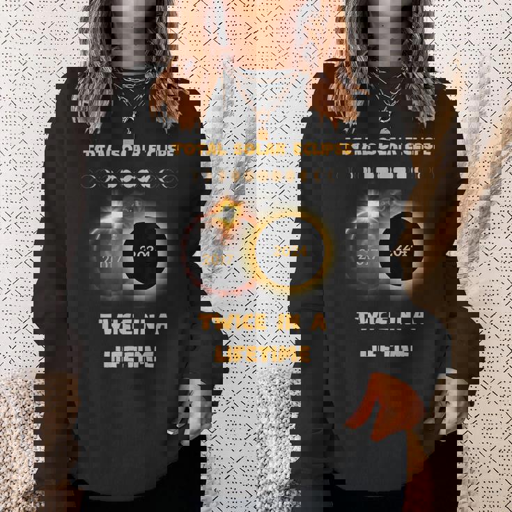 Twice In A Lifetime America Solar Totality Eclipse 2024 Sweatshirt Gifts for Her Twice In A Lifetime America Solar Totality Eclipse 2024 Sweatshirt Gifts for Her
