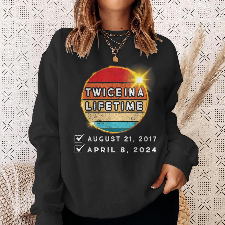 Twice In A Lifetime Solar Eclipse 2024 Totality 2017 Boys Sweatshirt Gifts for Her