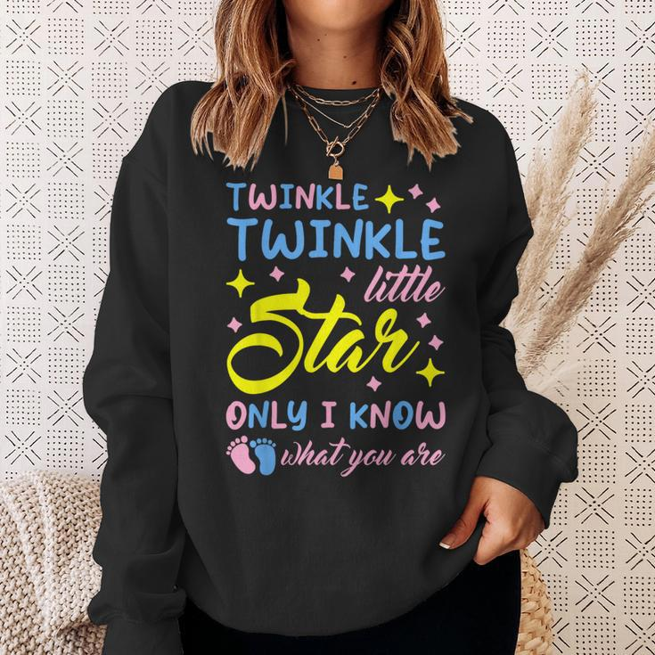 Twinkle Little Star Only I Know What You Are Gender Reveal Sweatshirt Gifts for Her