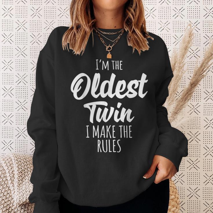 Twins Matching Birthday Outfit For Twins Oldest Twin Sweatshirt Gifts for Her