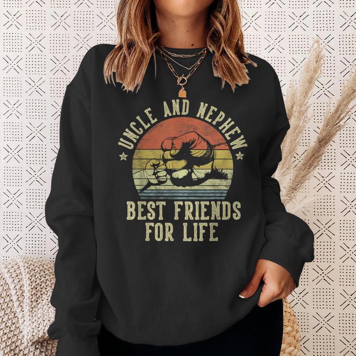 Uncle And Nephew Best Friends For Life Uncle Sweatshirt Gifts for Her