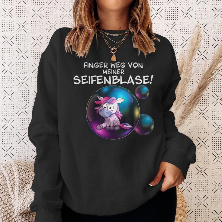 Unicorn Finger Weg Von Meiner Seifenblase S Sweatshirt Geschenke für Sie