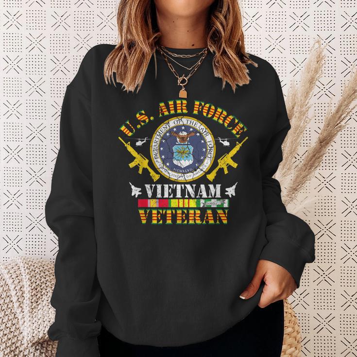 Us Air Force Vietnam Veteran Vintage Flag Veterans Day Mens Sweatshirt Gifts for Her