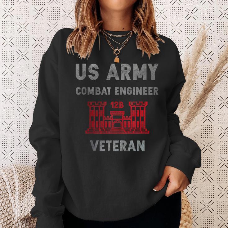 Us Army Combat Engineer Combat Engineer Veteran Sweatshirt Gifts for Her