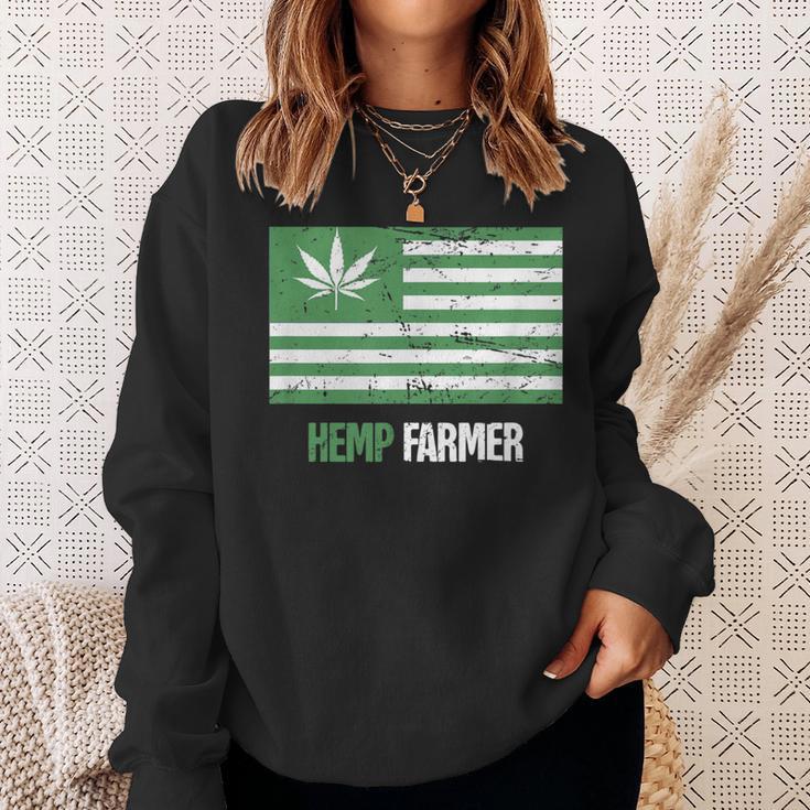 Usa Hemp Farming Organic Horticulture Hemp Farmer Sweatshirt Gifts for Her