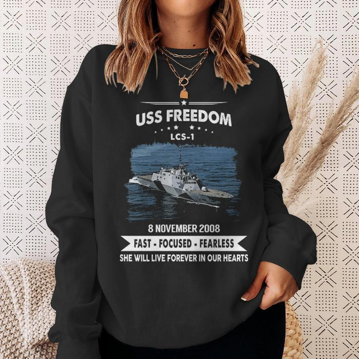 Uss Freedom Lcs Sweatshirt Gifts for Her