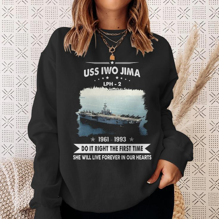 Uss Iwo Jima Lph Sweatshirt Gifts for Her