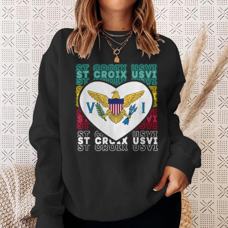 Usvi St Croix Crucian Usvi St Croix Usvi Souvenir Sweatshirt Gifts for Her