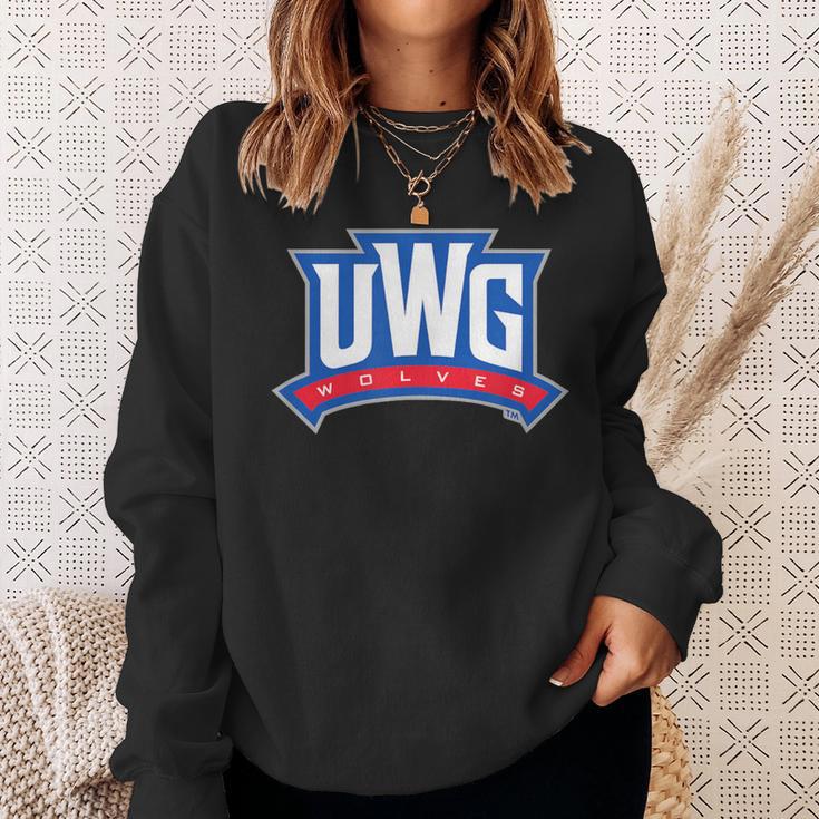 Uwg Wolves Arch Athletics Wordmark Standard Sweatshirt Gifts for Her