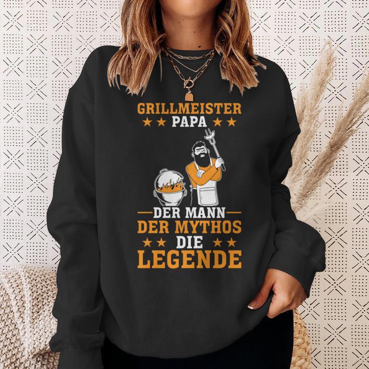 Vatertag Grillen Bbq Grillmeister Papa Barbecue Sweatshirt Geschenke für Sie