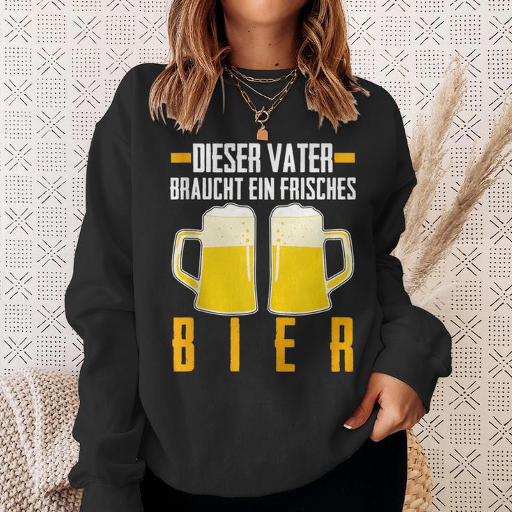 Vatertag Saufenater Frisches Bier Papa Sweatshirt Geschenke für Sie