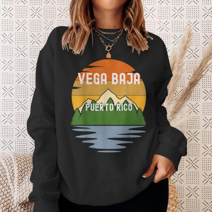 From Vega Baja Puerto Rico Vintage Sunset Sweatshirt Gifts for Her