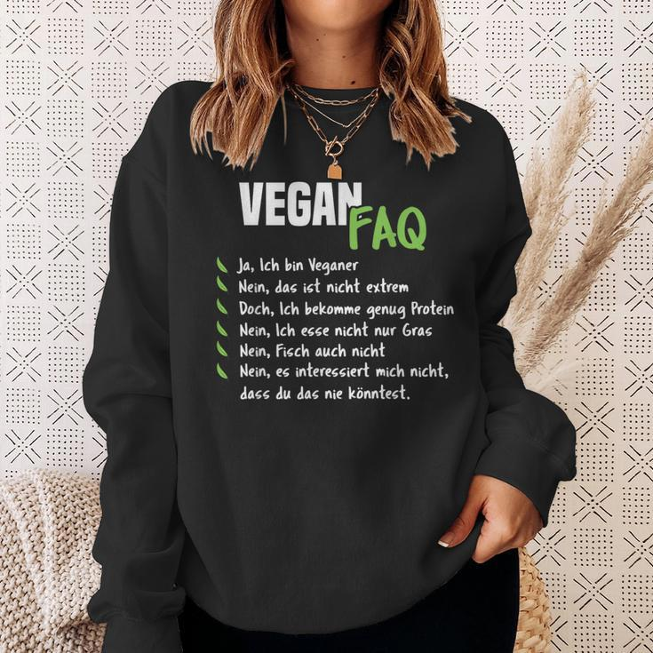 Vegan Vegan Vegan Slogan Sweatshirt Geschenke für Sie